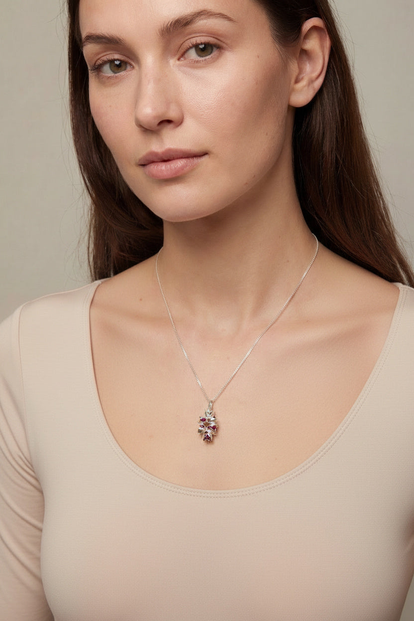 Collar Buganvilla mini
