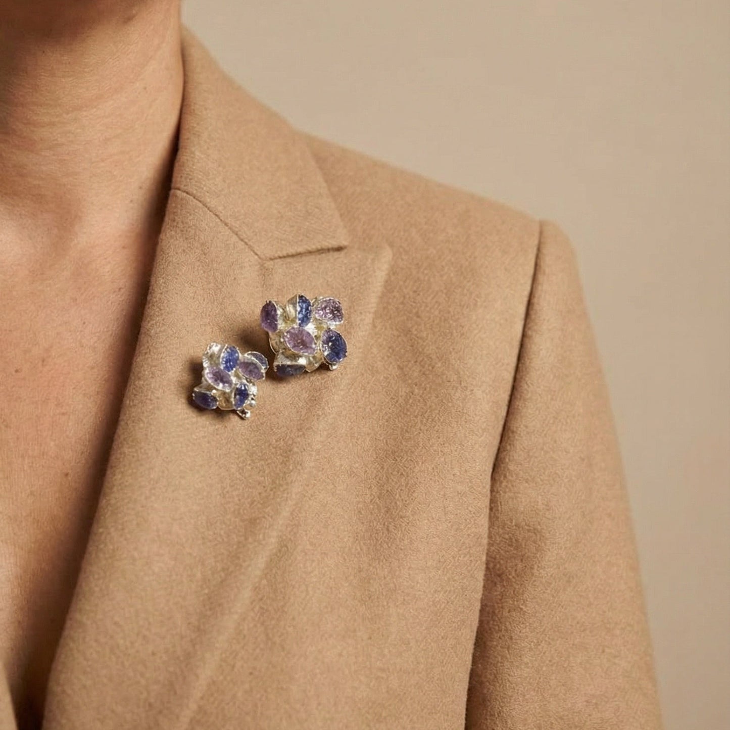 Broche Pin Hortensia Color