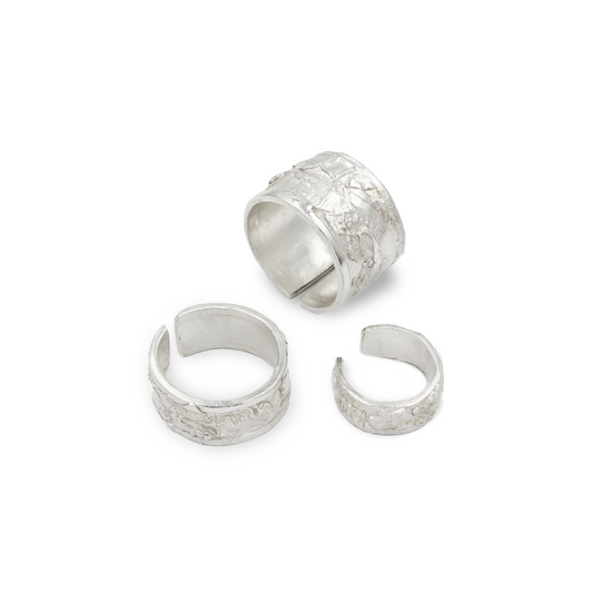 Anillo Lava De Fuego Ancho