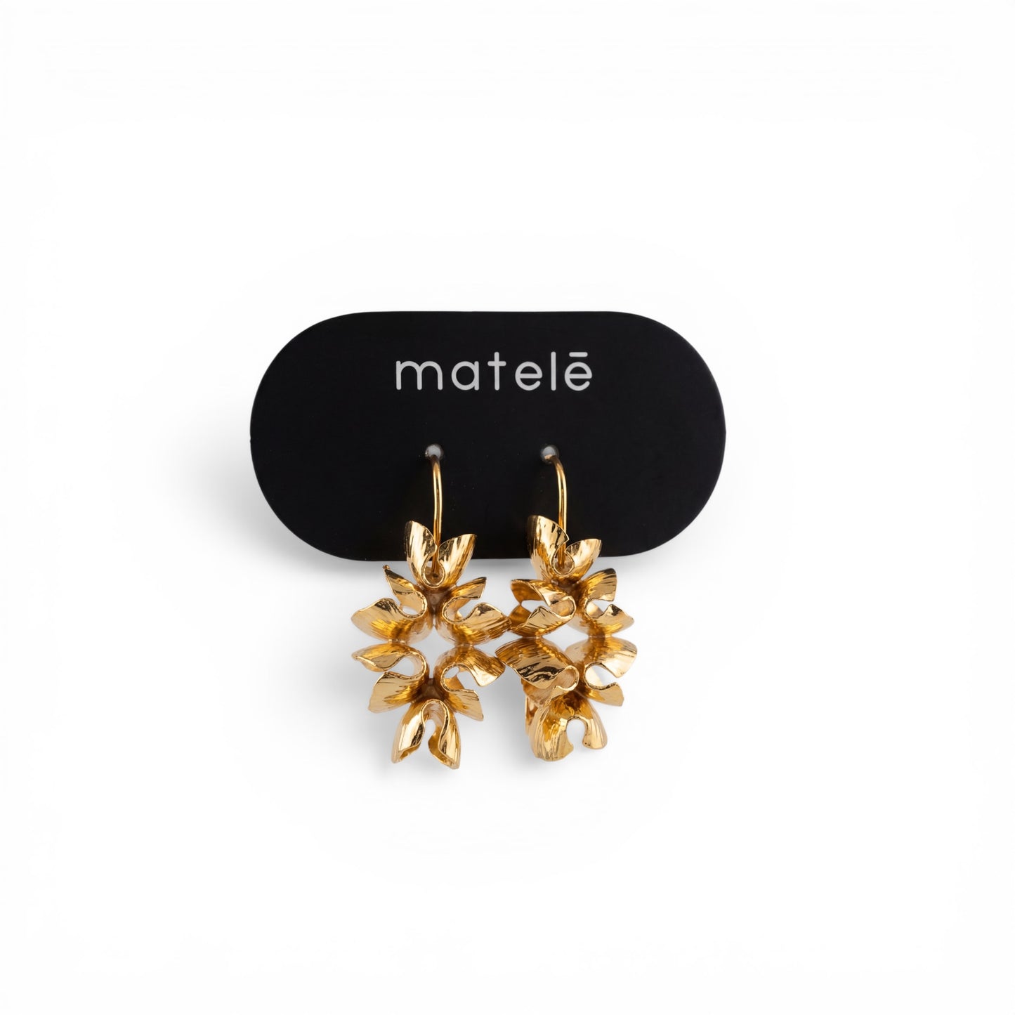 Aretes Six Savia Dorado